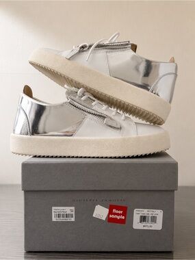 Giuseppe Zanotti Off-White Platform Sneakers